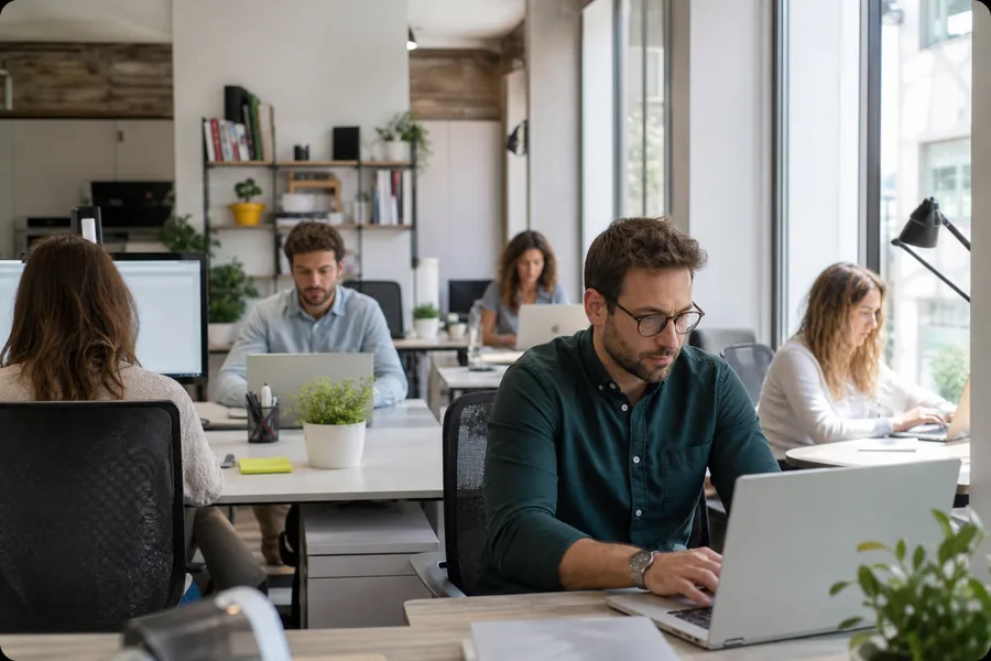 Ufficio protetto da una linea Internet di backup